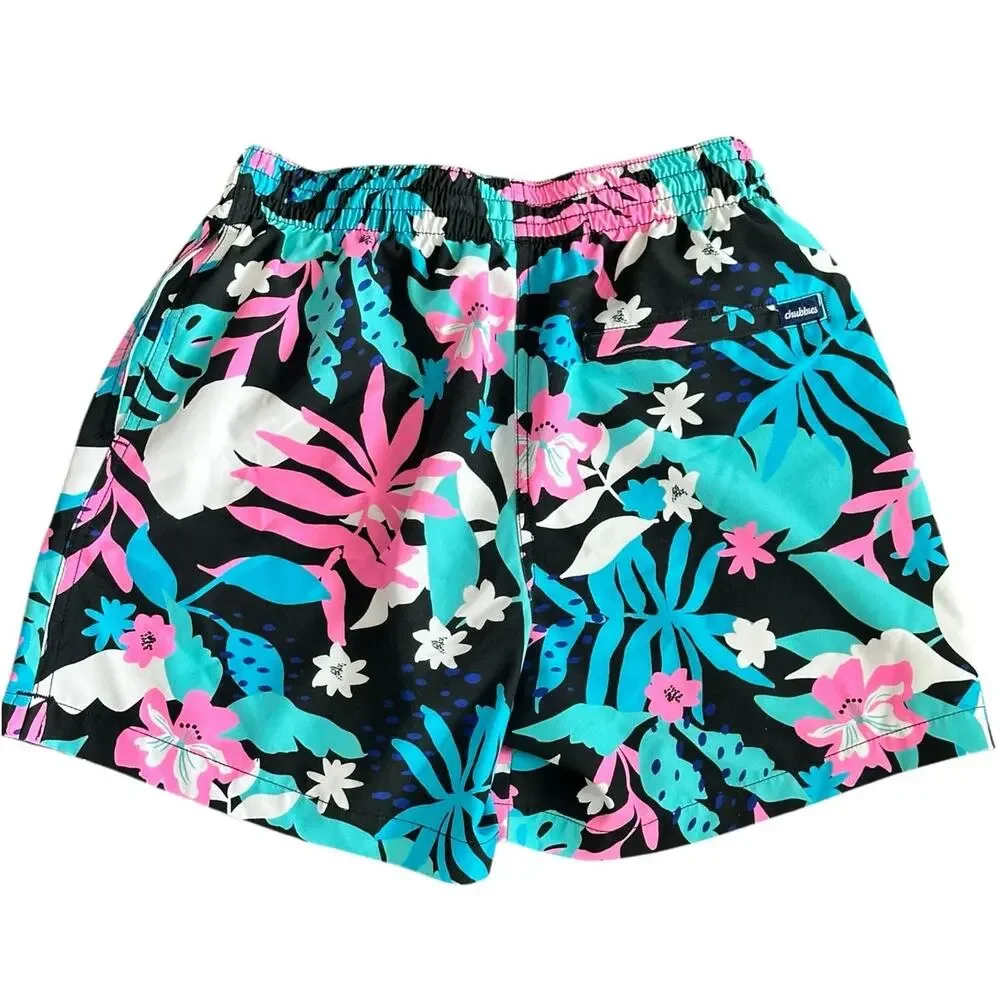 CHUBBIES Men's Tropical Leaf Swim Trunks 5.5